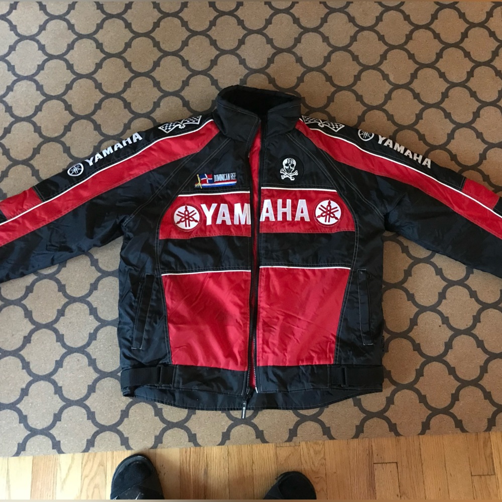 Yamaha jacket / biker jacket red / black XL